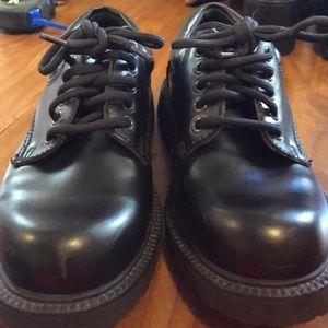 State street work shoes black 7 4 $20 bundle